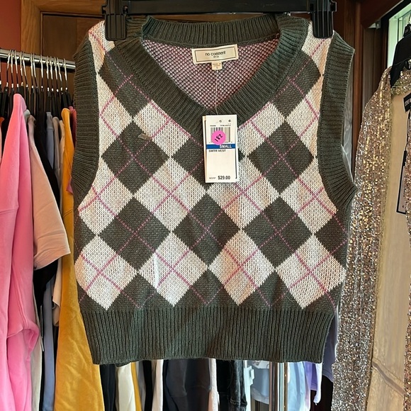 No Comment Sweater vest - Picture 2 of 6